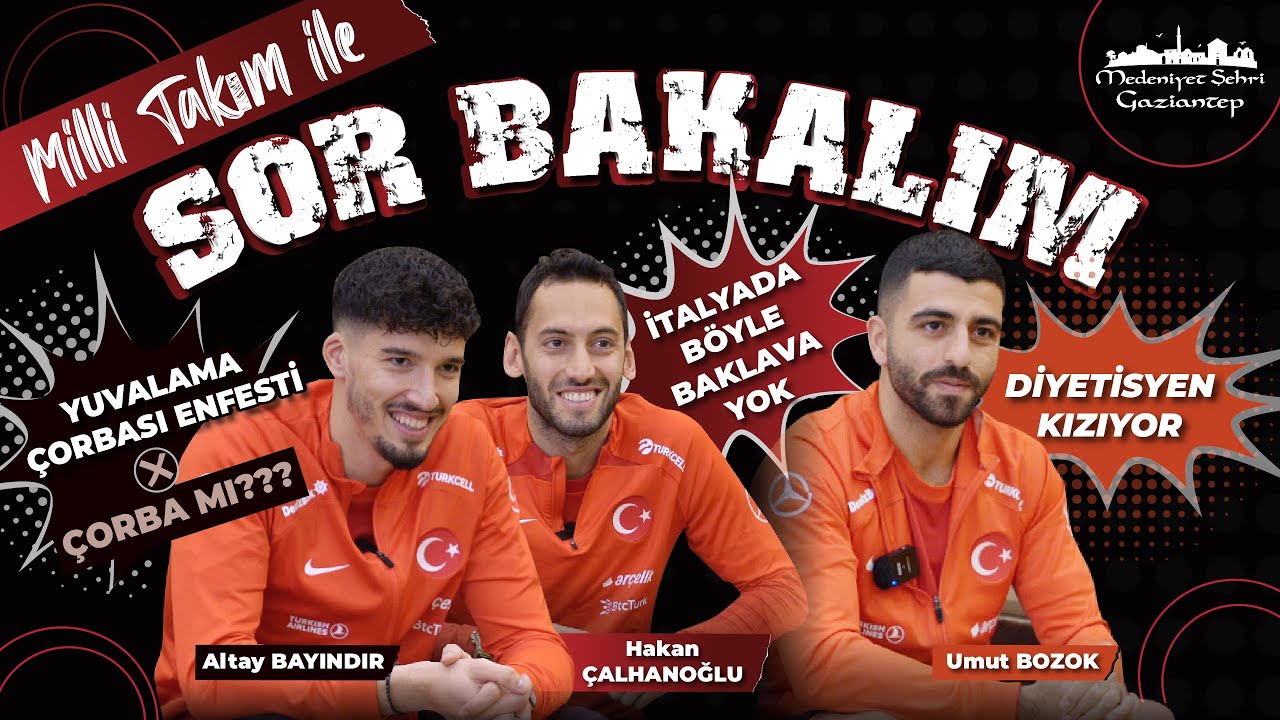 Milli Takım ile SOR BAKALIM! | Hakan Çalhanoğlu, Umut Bozok, Altay Bayındır 