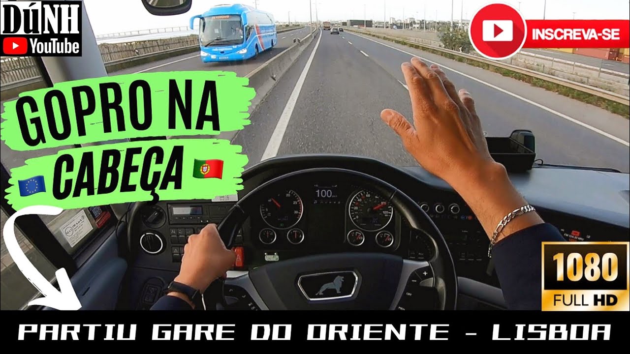 📹 GoPro na cabeça a caminho da Gare do Oriente-Lisboa 🇵🇹 #dunh #flixbus #garedooriente #portugal