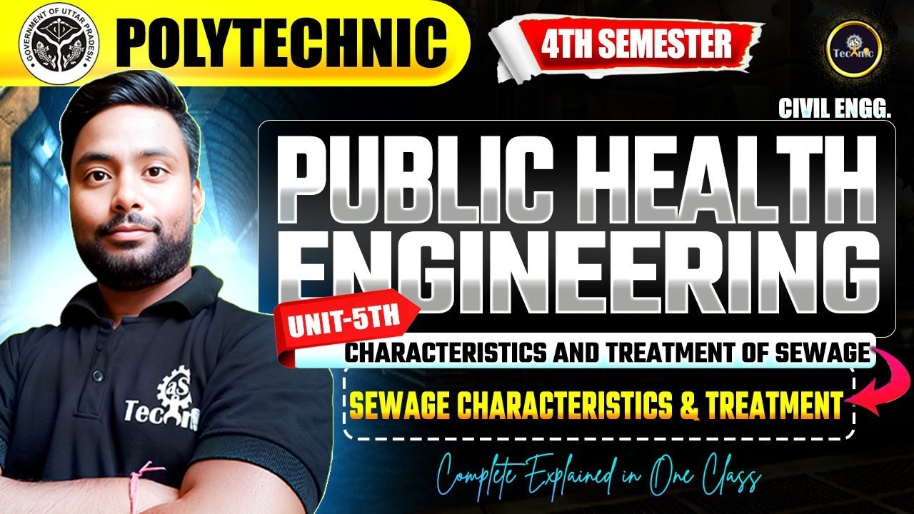 PUBLIC HEALTH ENGINEERING | L-1 | UNIT - 5 | CIVIL ENGG. 4TH SEM 2026 - 27 | #upbtepolytechnic