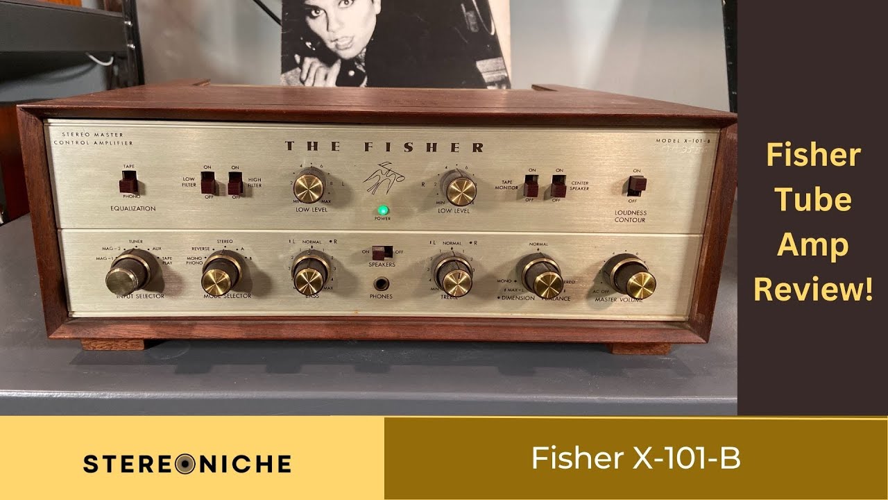 Must See! Fisher X-101-B Tube Amp from 1961 Reviewed