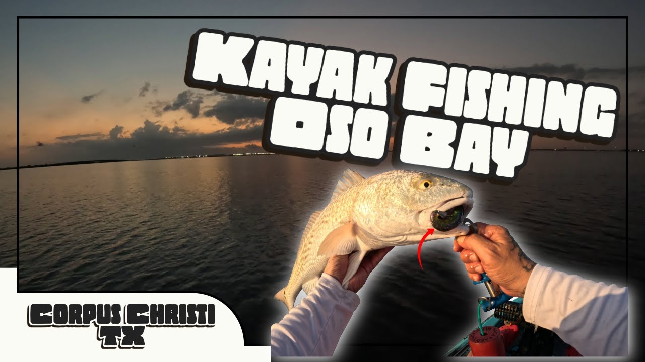 Рыбалка с каяка в заливе Осо на красного окуня и крапинку!!! (Корпус-Кристи, Техас)