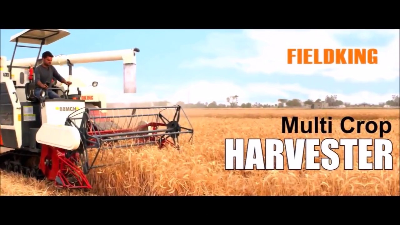 Harvesting with Fieldking Multi-Crop Harvester