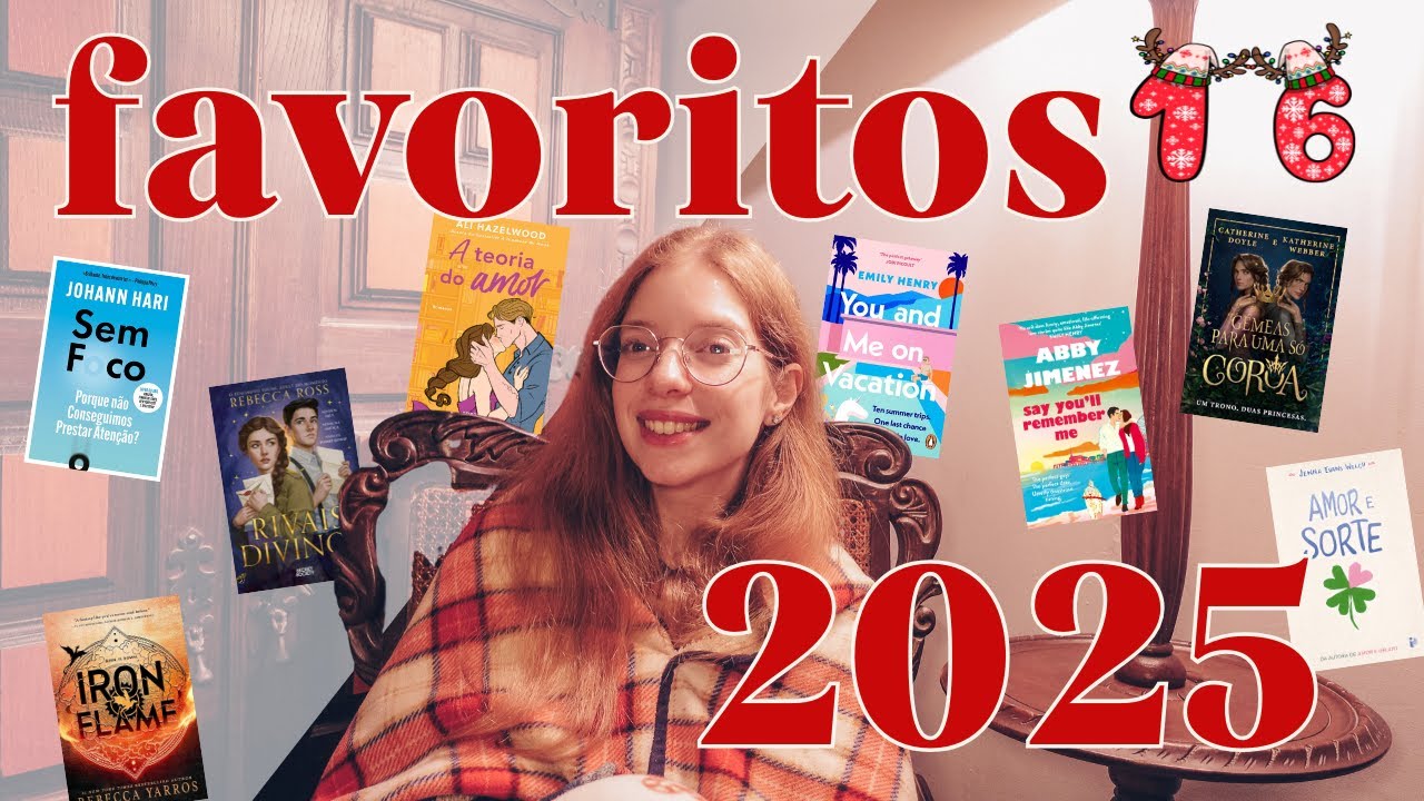 Vlogmas 16: Favoritos de 2025 - Rivais Divinos, Teoria do Amor, Iron Flame e muito mais!