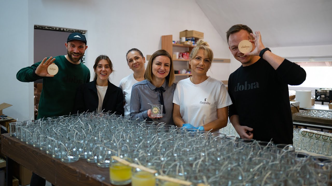 Jak powstają rzemieślnicze świece sojowe? - wizyta w manufakturze Flagolie