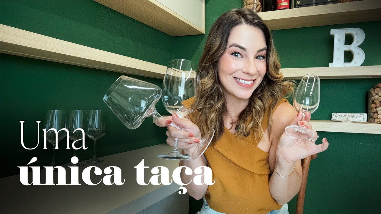 Você só precisa dessa taça para tomar vinho