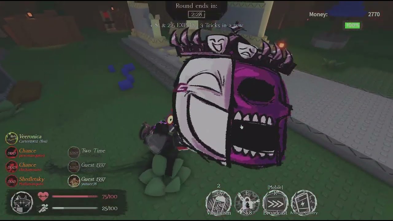 forsaken but playing with the TDS skins!!