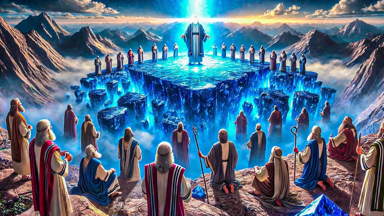 Moisés y los ancianos ven a Dios en el Monte Sinaí