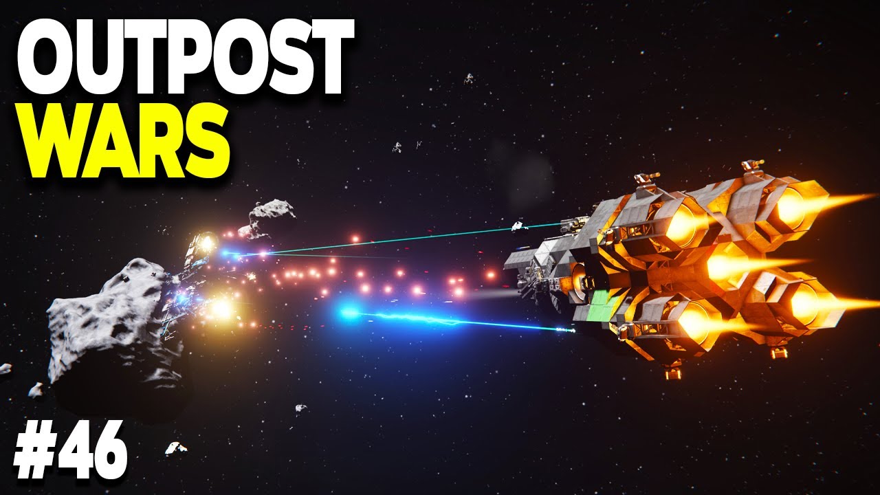 BASE Bombardment - Space Engineers: OUTPOST WARS - Ep #46