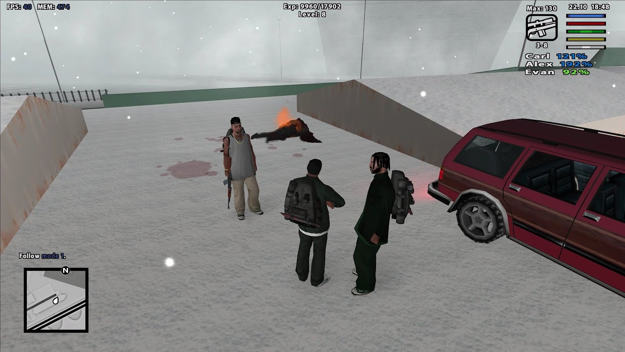 Survival Mode With CJ | Zombie Andreas Gameplay