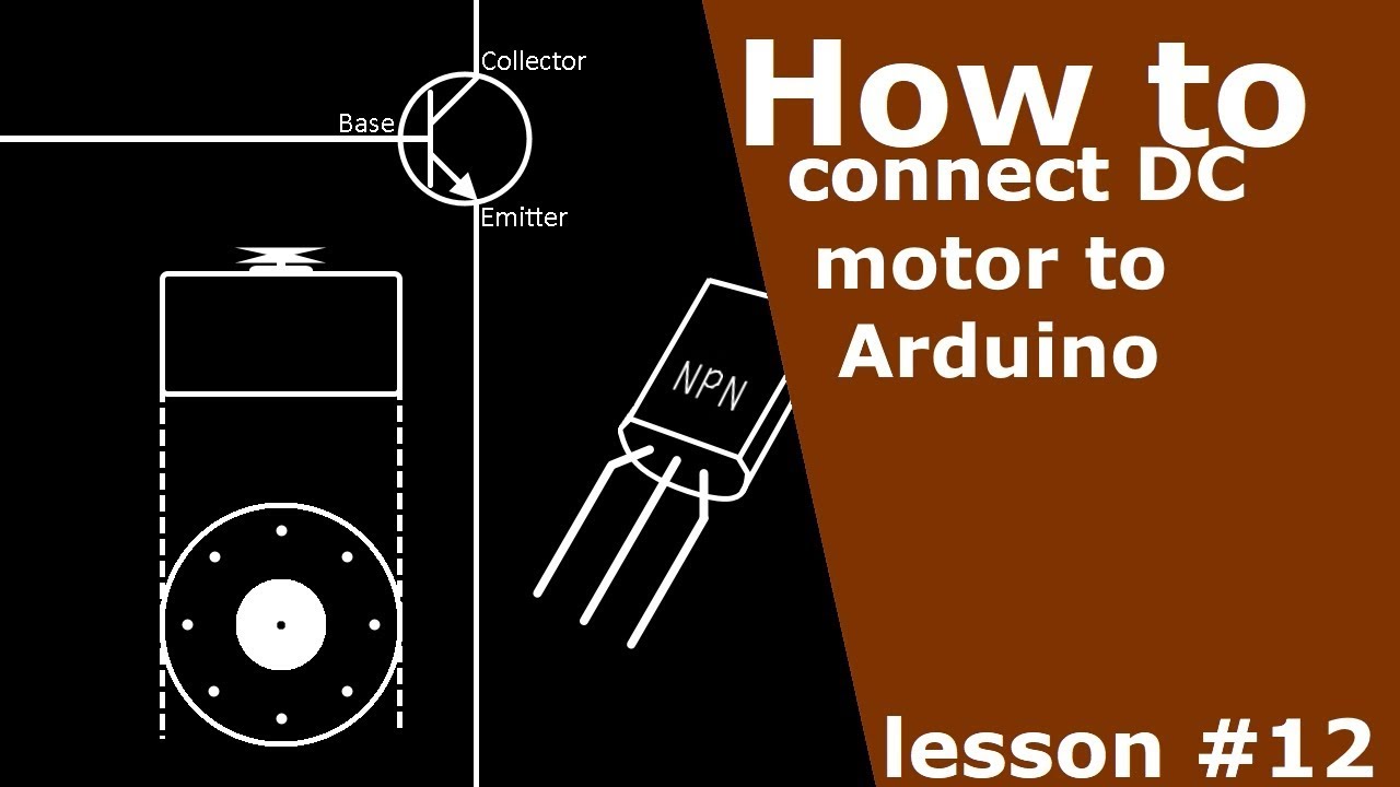 HOW TO CONNECT DC MOTOR TO ARDUINO USING TRANSISTOR | DIY | ARDUINO LESSONS