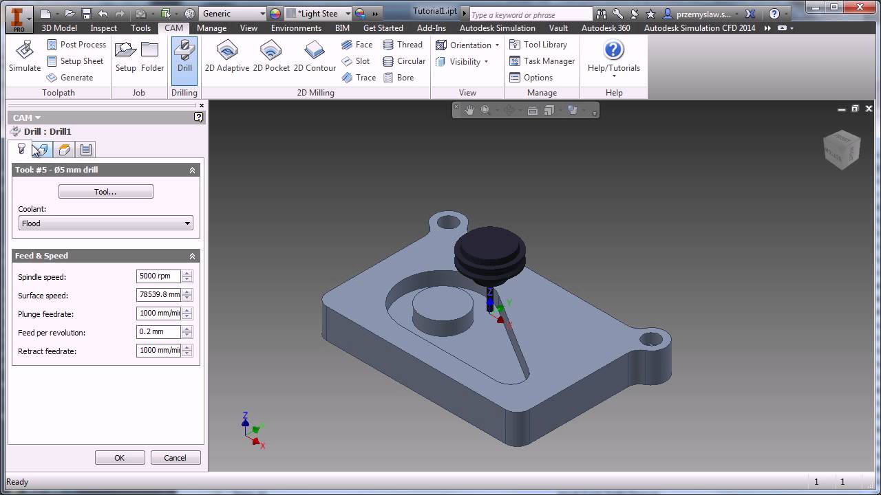 Autodesk Inventor HSM Express - CAM dla Inventor'a