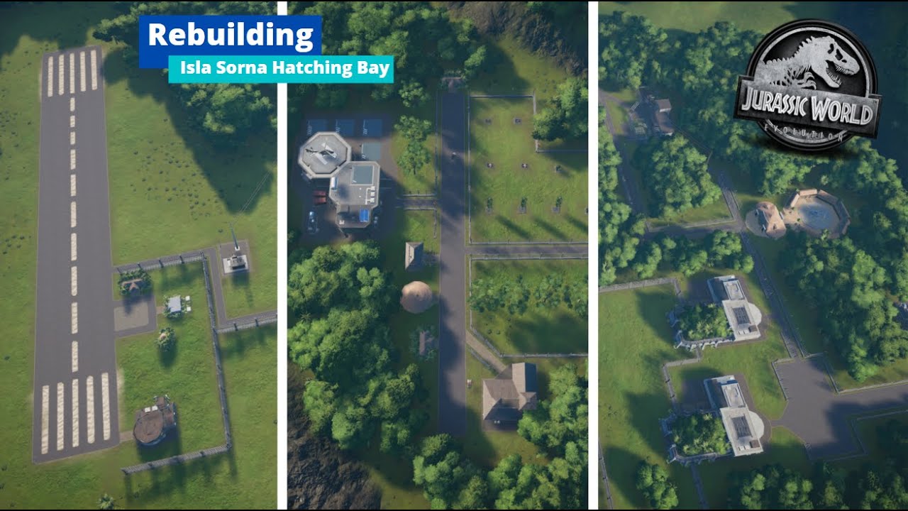 Building the Isla Sorna Hatching Bay from the Lost World & JP3 | JWE