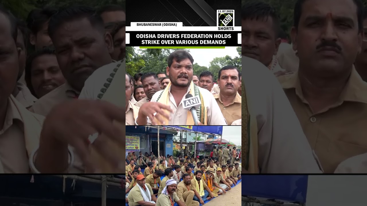 Odisha’s driver Mahasangh holds state-wide strike over various demands, commuters face inconvenience
