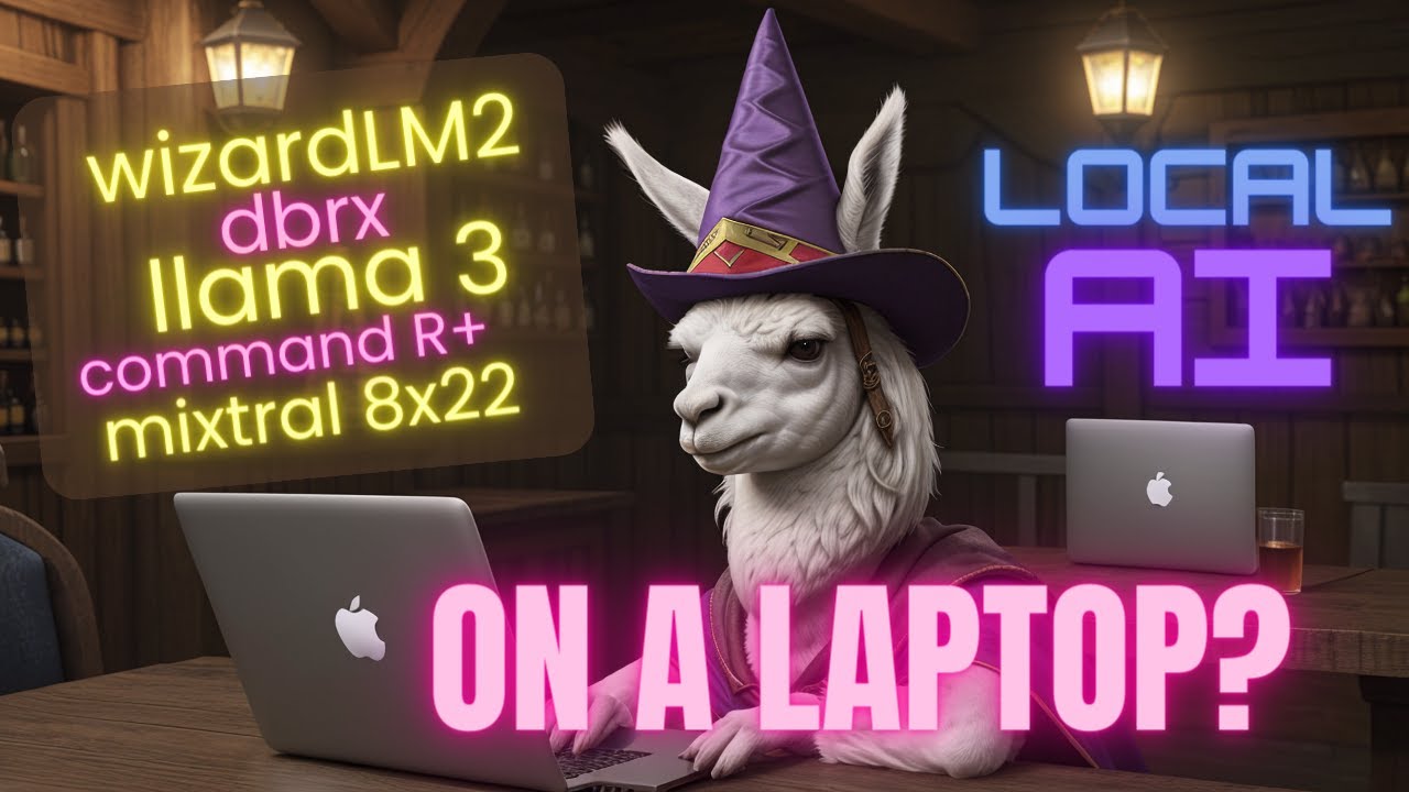 Сможет ли мой ноутбук запустить Llama3, WizardLM2, DBRX, Mixtral 8x22b и Command R+?