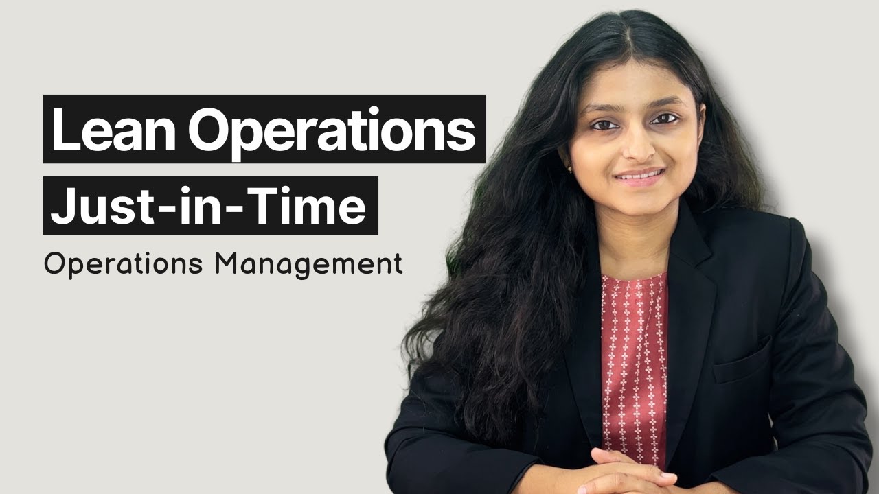 Just in Time | Lean Operations | Operations Research | OMSM | Palak Sharma