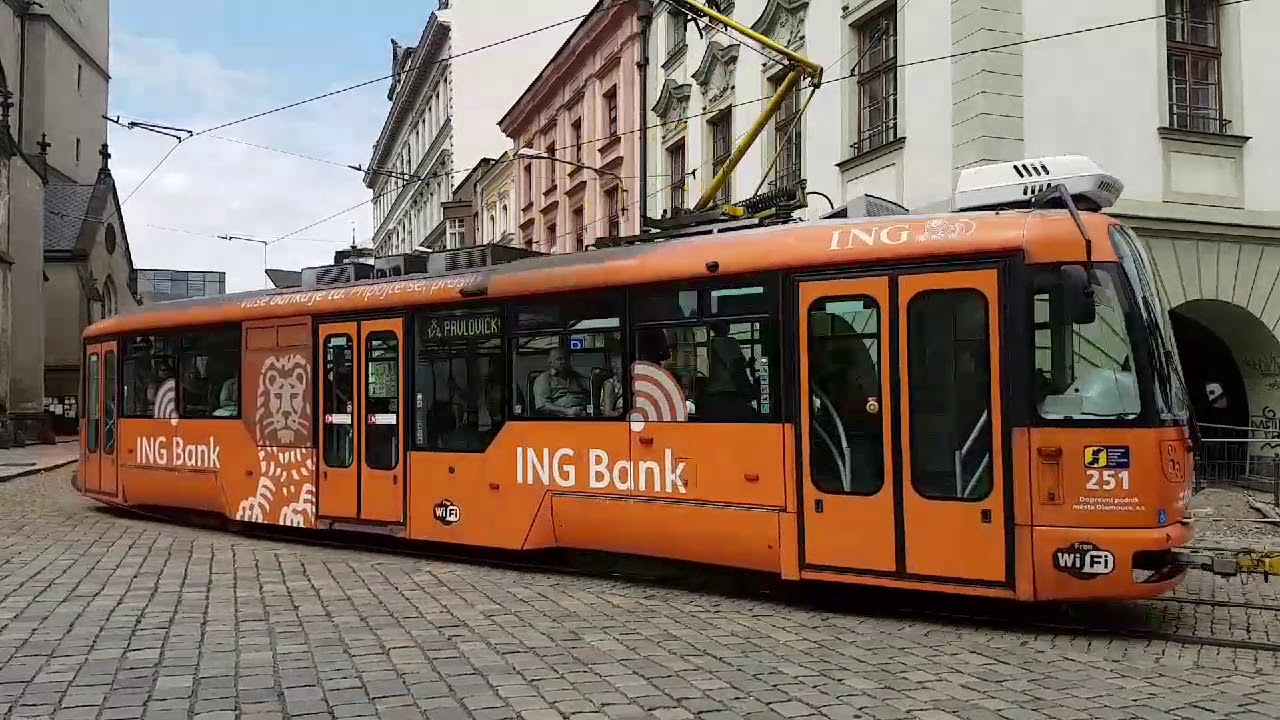 Trams in Olomouc, Czechia