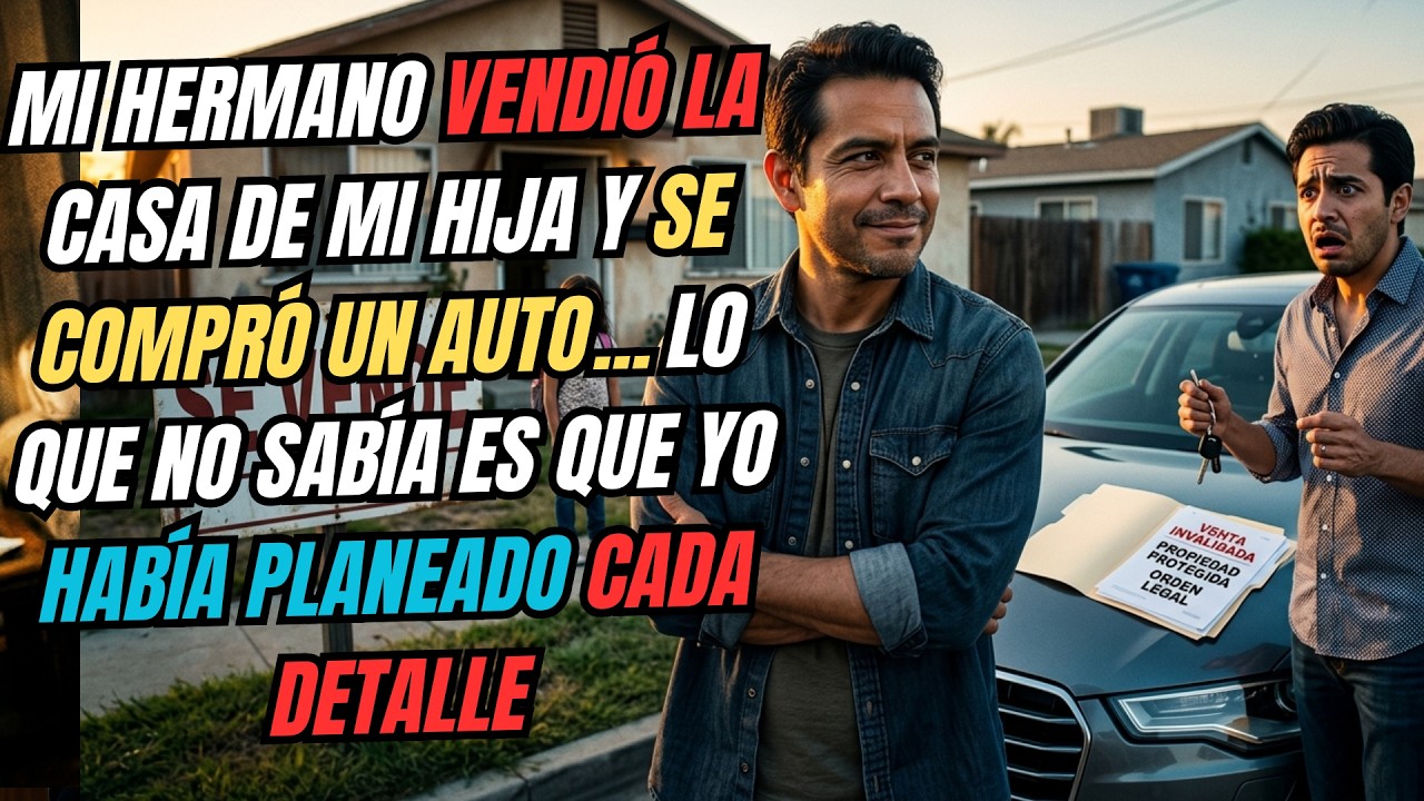 Mi hermano vendió la casa de mi hija y compró un auto... No sabía es que había planeado cada detalle