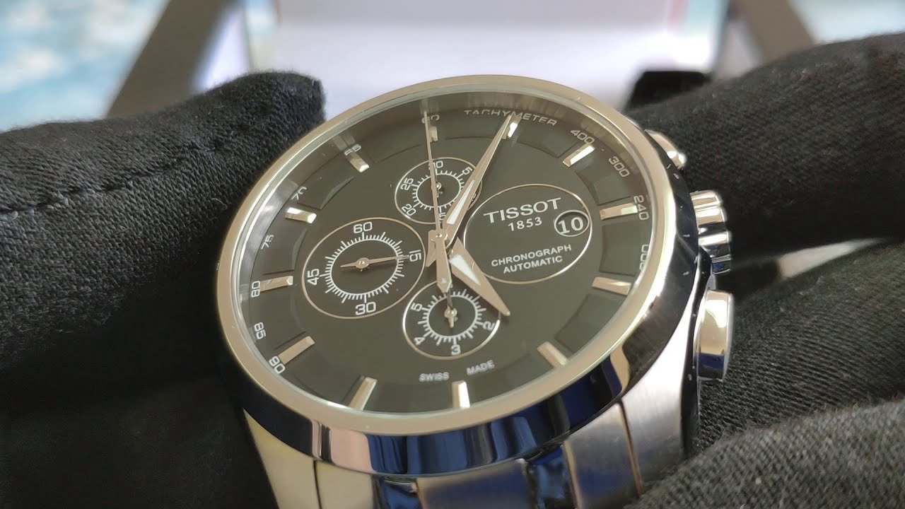 TISSOT T035.627.11.051.00 хронограф T0356271105100 Chronograph ETA C01.211 (ETA 7750)