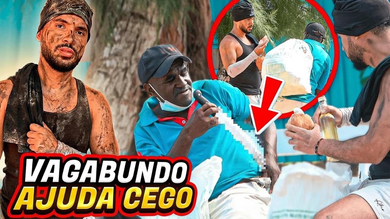 Dou R$2.250 para um deficiente visual na praia e olha no que deu!