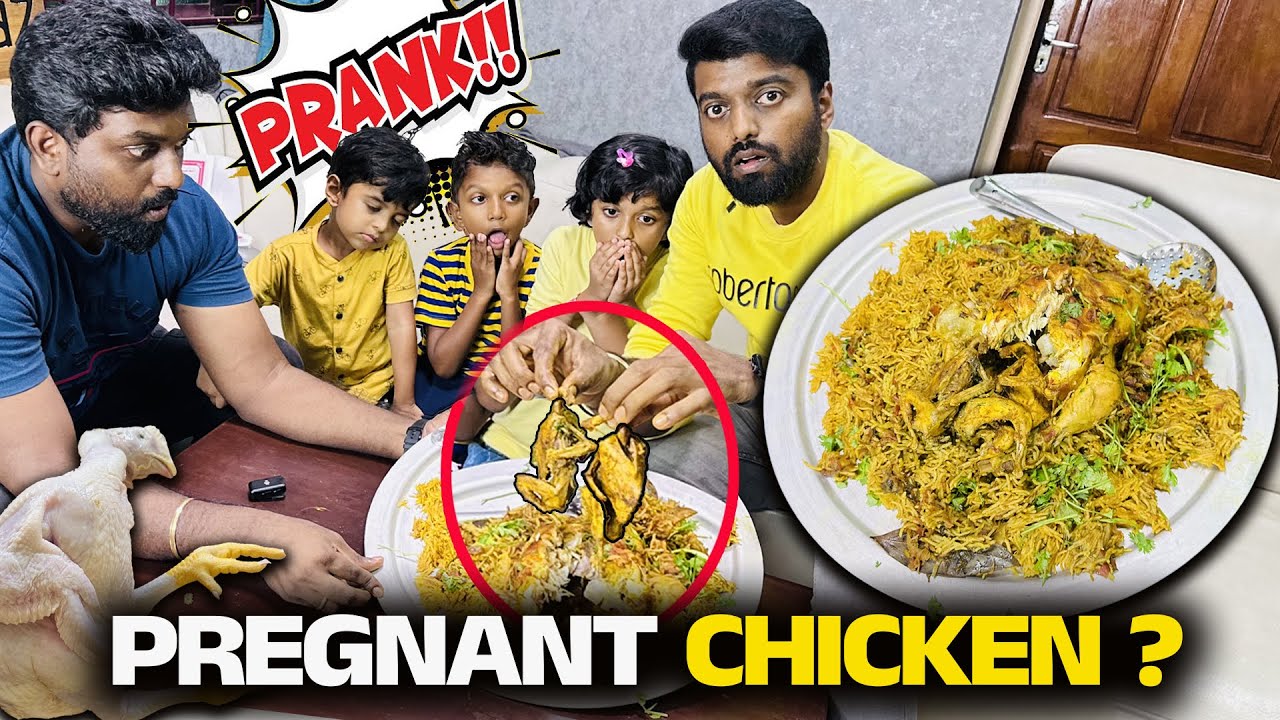 PREGNANT Chicken PRANK !! என்ன பண்ணிருக்கீங்க Daddy 😱