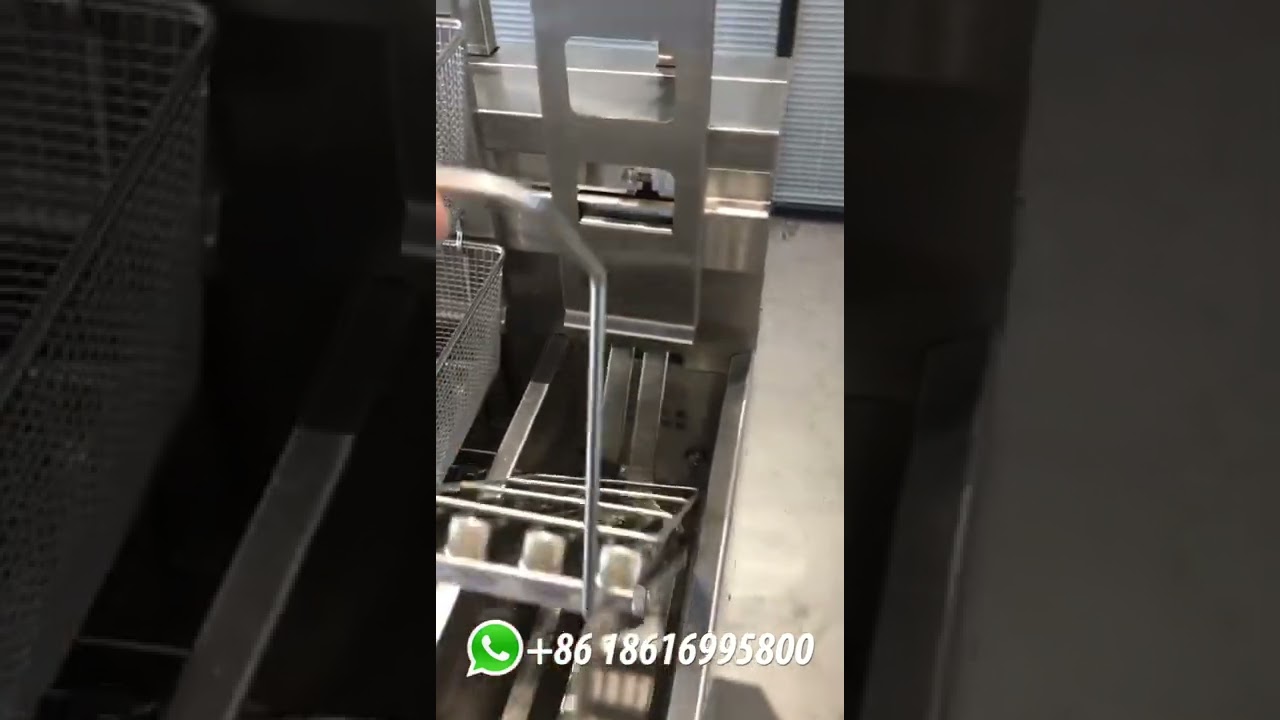 Auto-lift basket open deep fryer. Frymaster design. China factory. #fryer #frymaster #deepfryer
