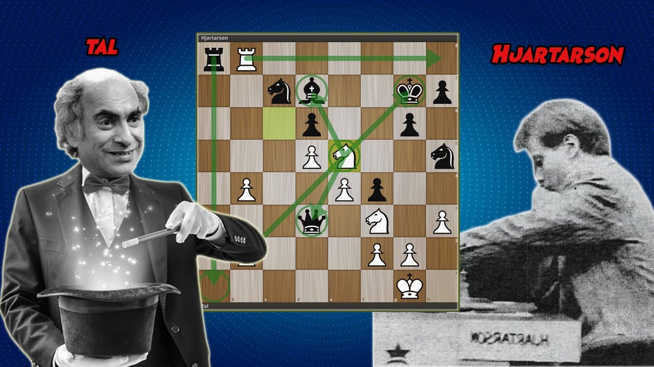 ¿La Mejor Partida del Mago?🧙‍♂️ | Tal vs Hjartarson (Reykjavik, 1987)