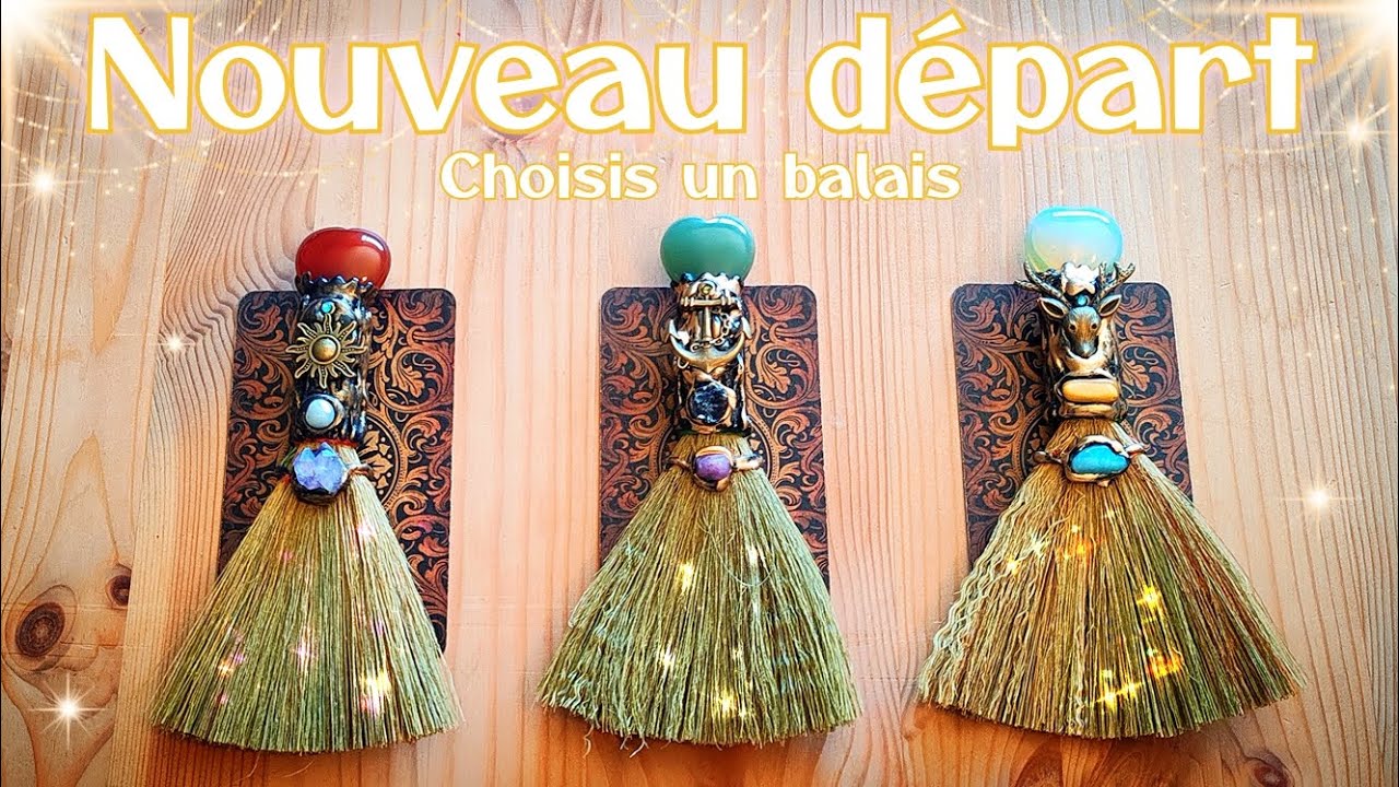 Nouveau Départ ! ✨🧹 Si tu vois ça, une aventure excitante est sur le point de se produire 🍀 3 choix