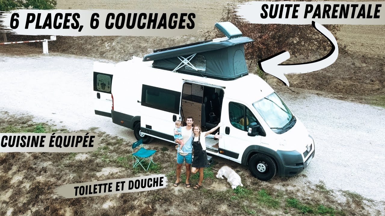 PRESENTATION DE NOTRE FOURGON AMÉNAGÉ POUR 6 // Peugeot boxer L4H2 aménagé 6 places carte grise