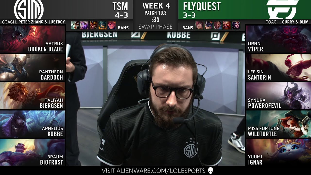 TSM vs FLY - 2020 LCS Spring Week 4 Day 2 - Team SoloMid vs FLYQuest