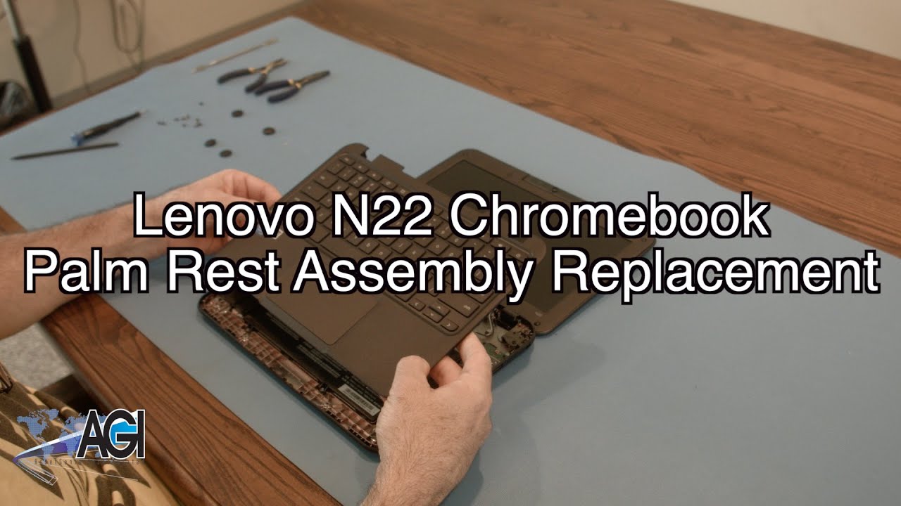 Lenovo N22 Chromebook Palm Rest Assembly Replacement