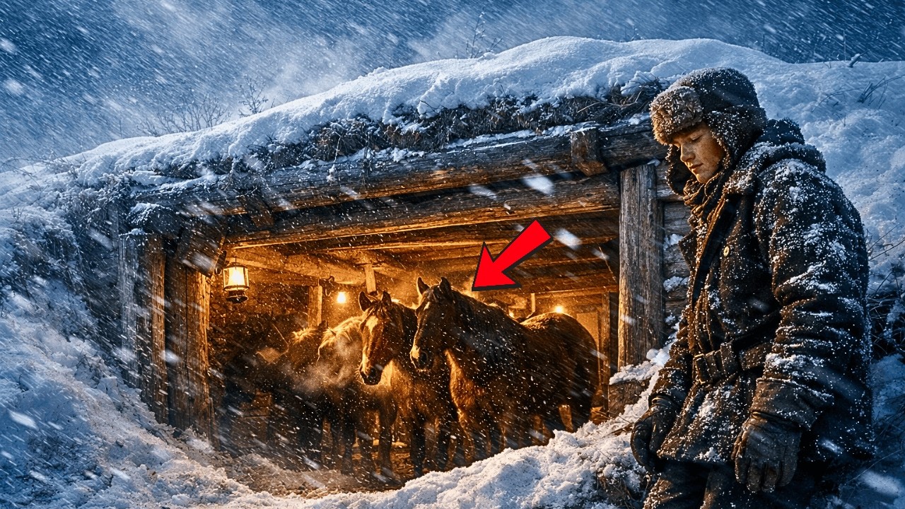 15-Year-Old Dug A Hole For His Horses — They Laughed, Then The Blizzard Hit