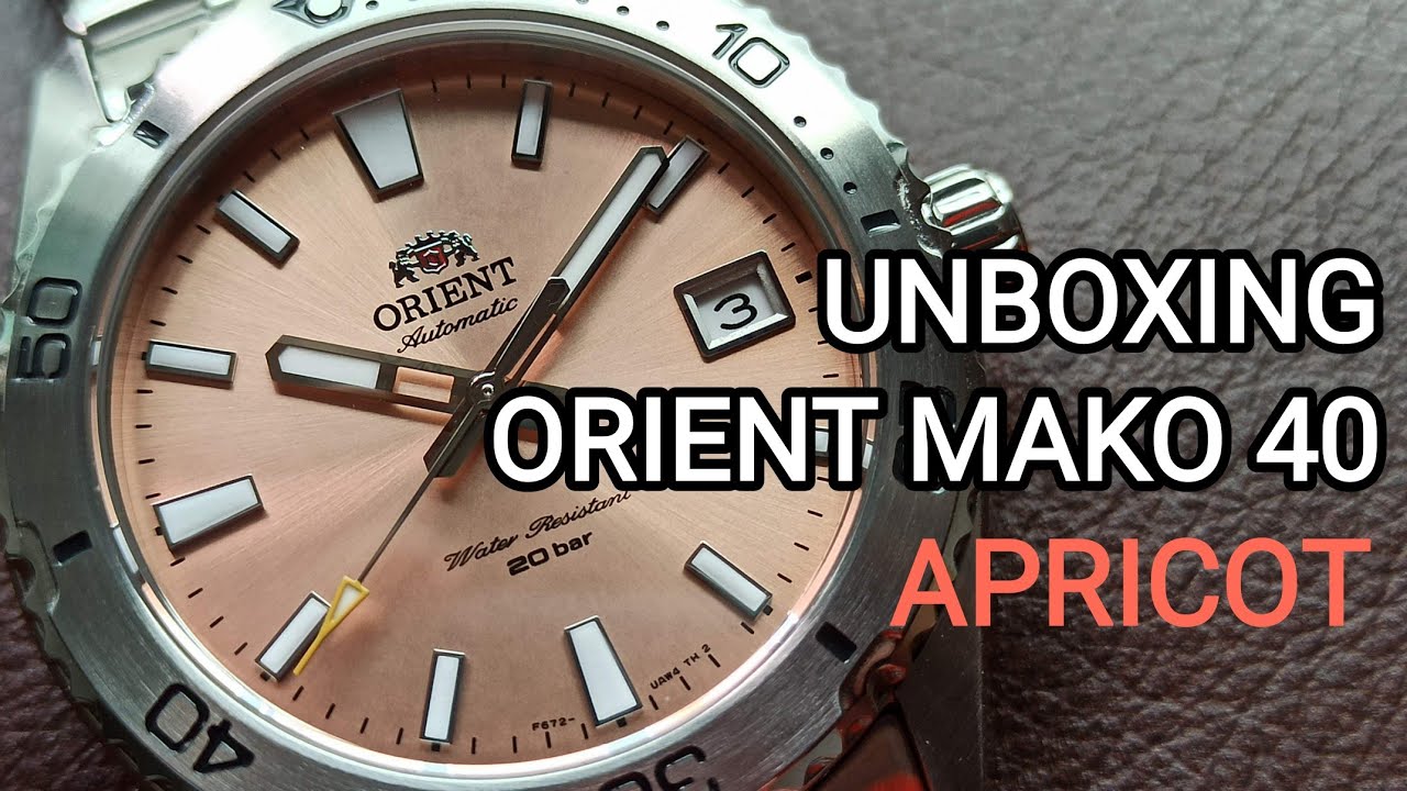 Only 0.02% spotted this flaw! Unboxing of Orient Mako 40 Apricot 2023 - My 1st Fruity Orient Diver