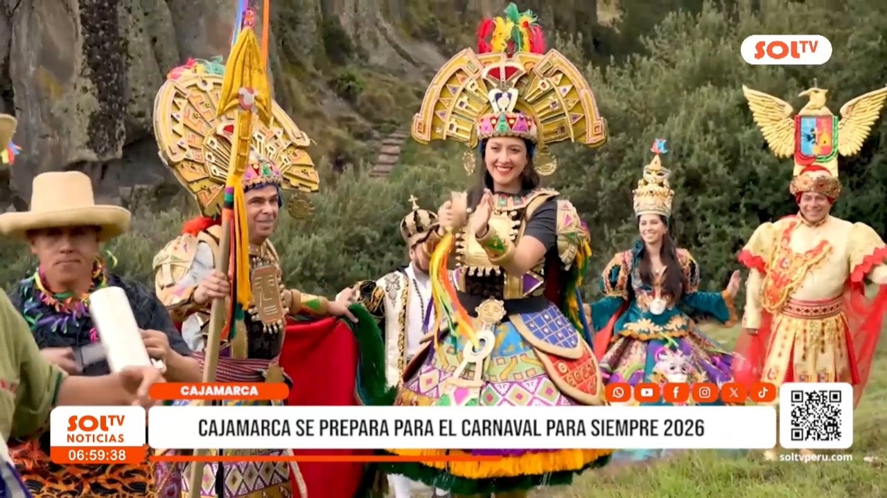 Cajamarca se prepara para el carnaval Para Siempre 2026