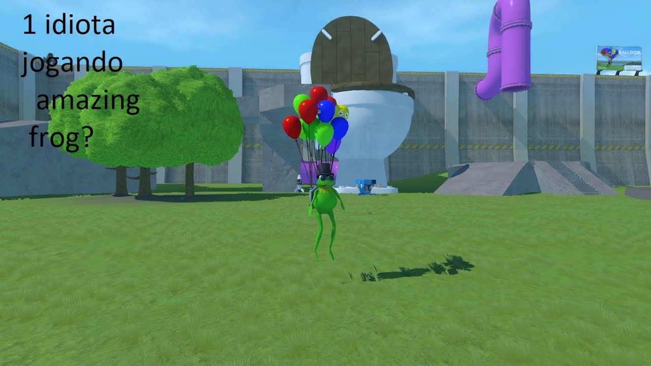 jetpack de balão!!!!!!!!(Amazing frog)