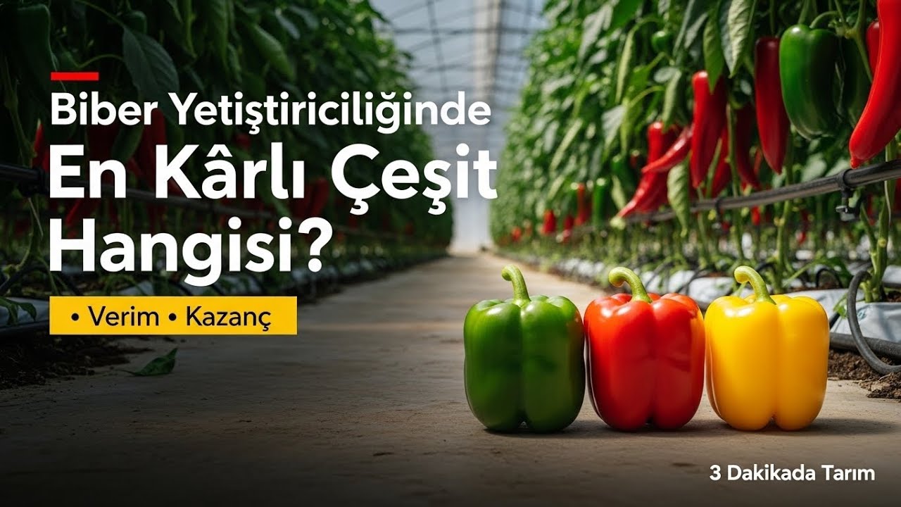 Biber Yetiştiriciliğinde En Kârlı Çeşit Hangisi? | Çeşit–Verim–Kazanç Analizi