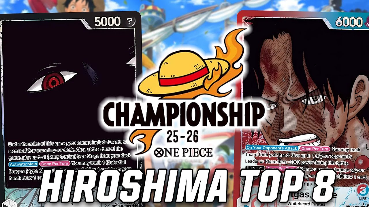 [EB03] OP13 Ace против OP13 Imu || Hiroshima Season 2 Top 8 One Piece Collectable Card Game