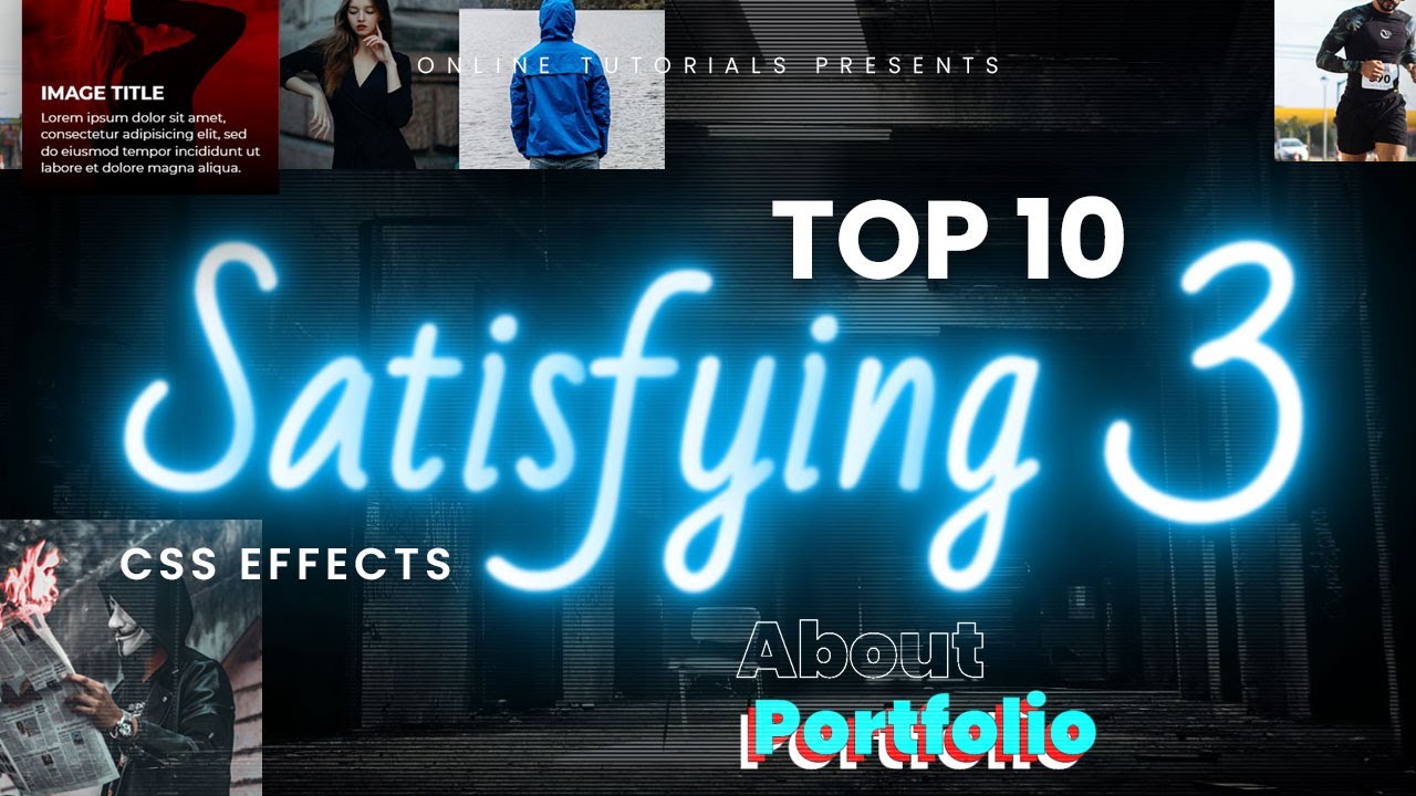 Top 10 Satisfying CSS Only Hover and Animation Effects Vol.03