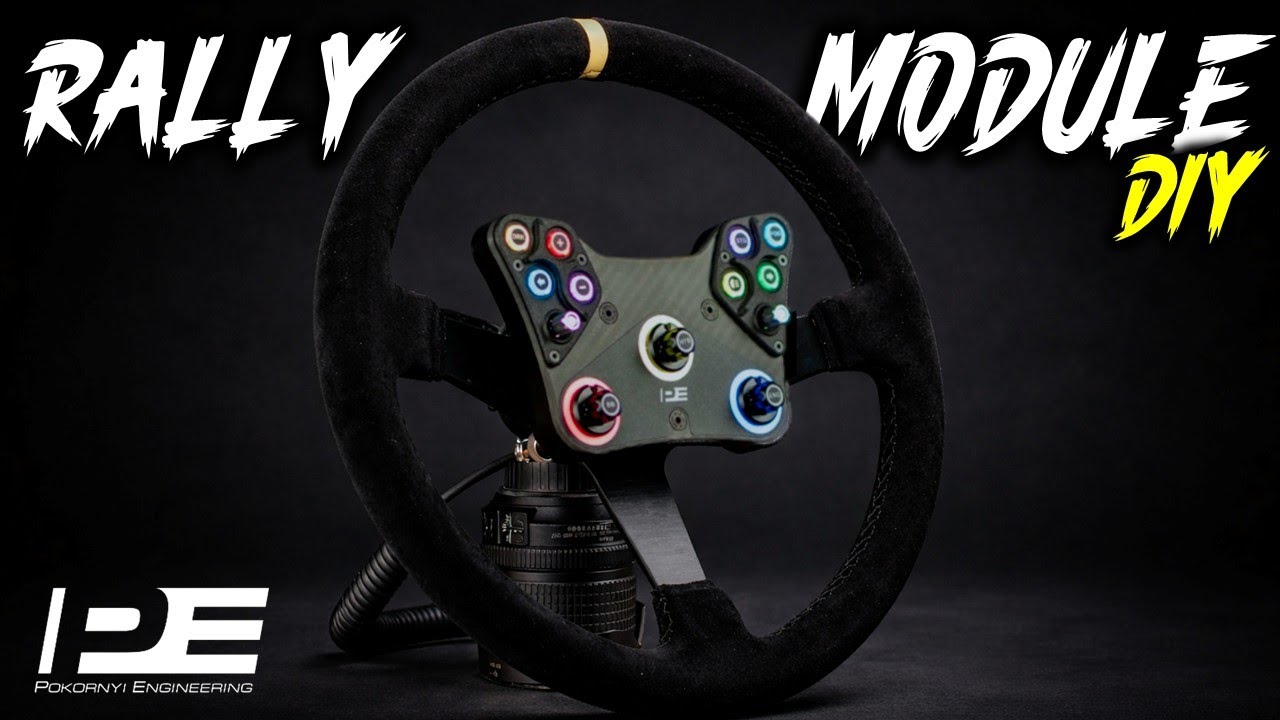 A MOD QUE FALTAVA no meu setup de RALLY! Button box para volante sim racing da Pokornyi Engineering!