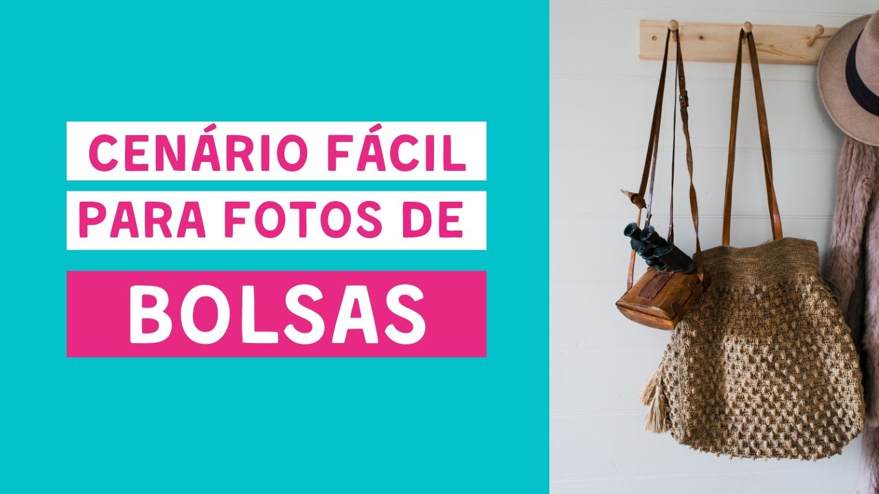 Como tirar FOTO de BOLSAS para VENDER - CENÁRIO para fotos de bolsas