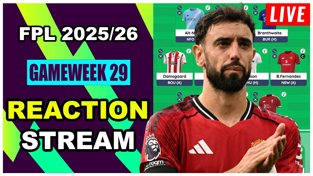 FPL Gameweek 29: REACTION STREAM | Live Q&A | Fantasy Premier League Tips 2025/26
