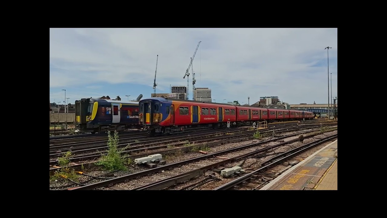 Trains At Clapham Junction - SWML, BML & W-RL - 04.07.2025