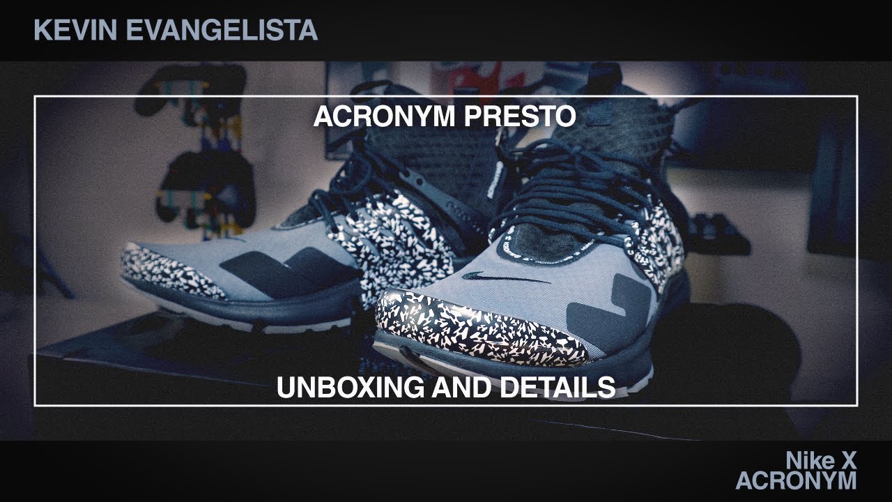 Nike ACRONYM Presto Unboxing & On Feet!