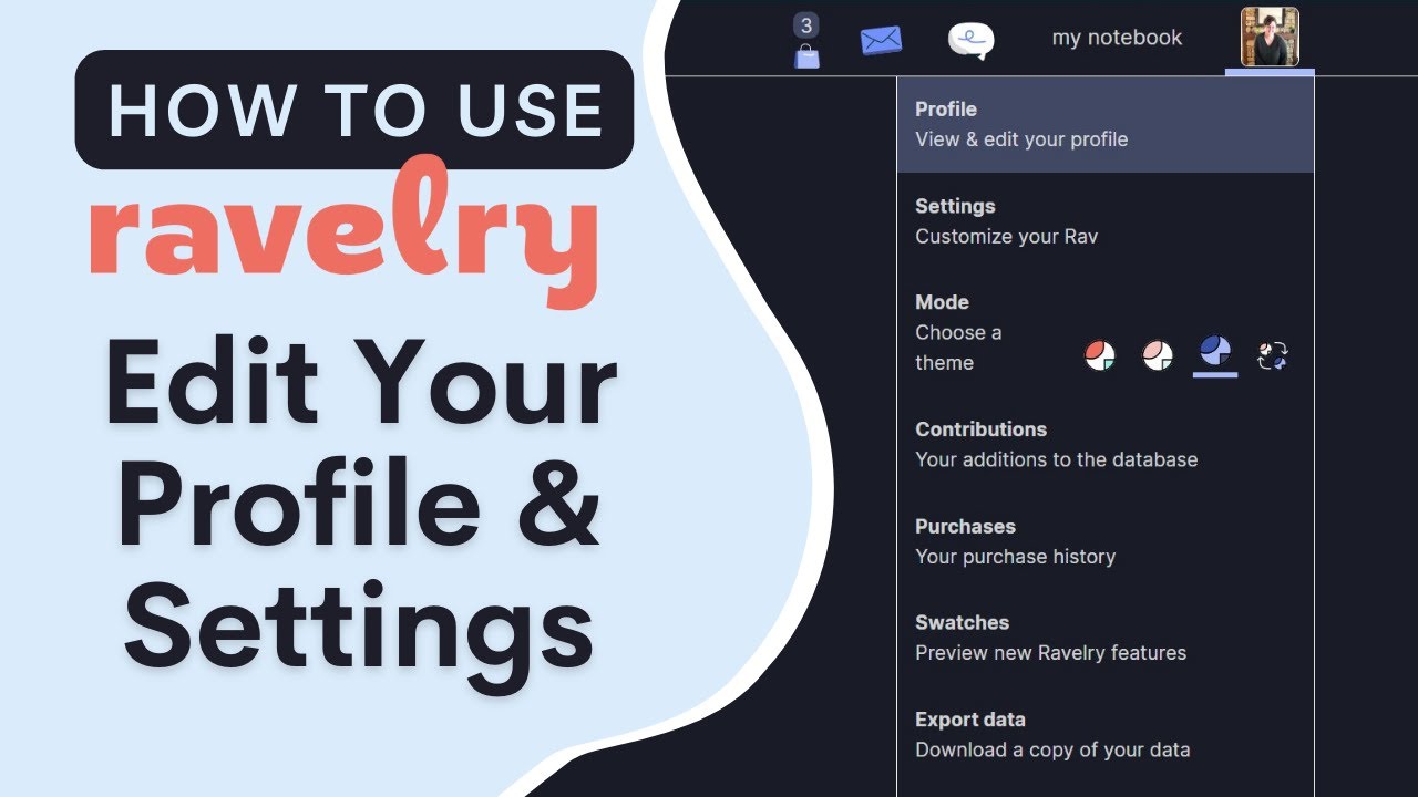 Customizing your Ravelry Profile and Account Settings - A Beginners Guide