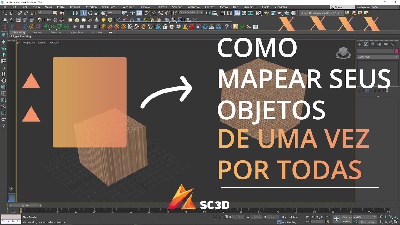 DESMISTIFICANDO o UVW Map no 3Ds Max
