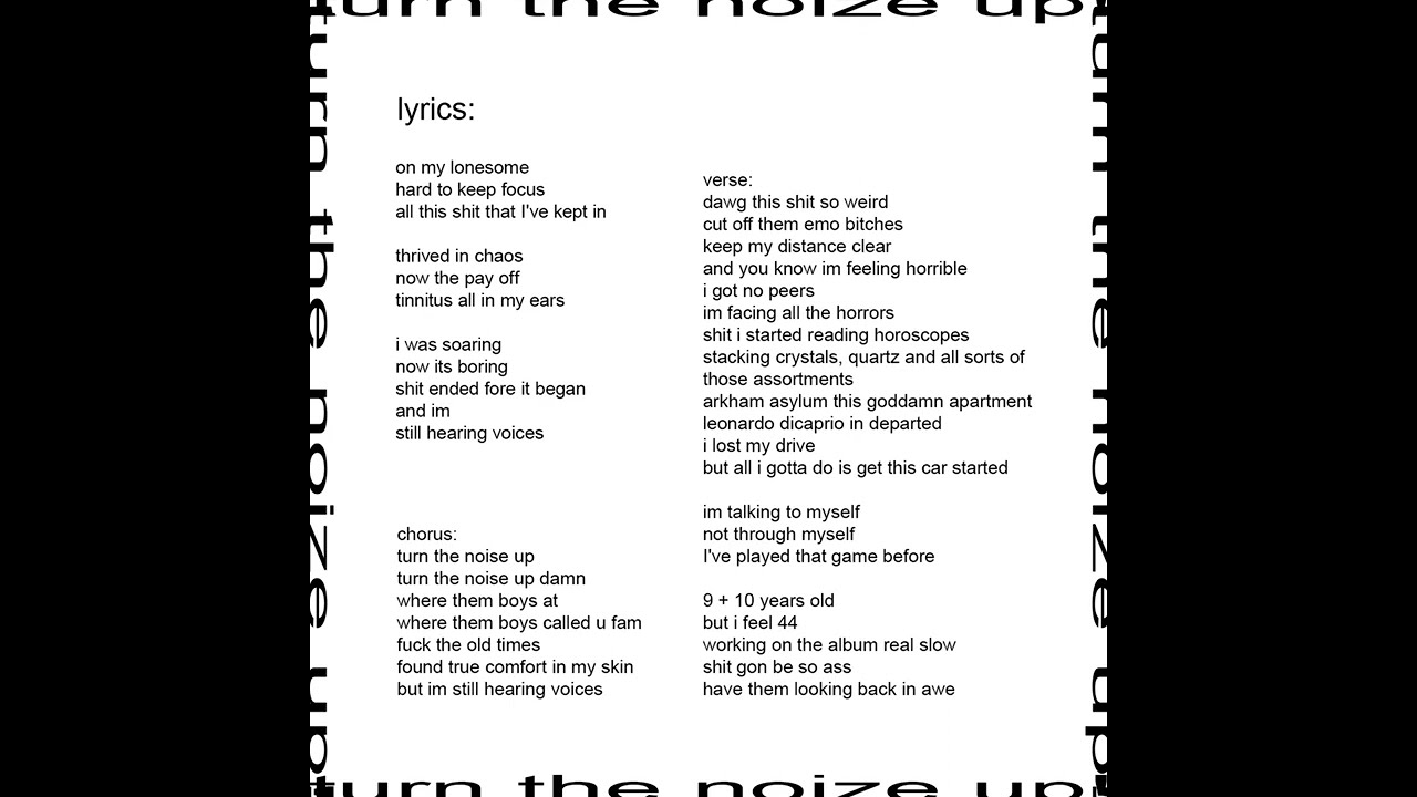 TURN THE NOIZE UP! - BZARR!