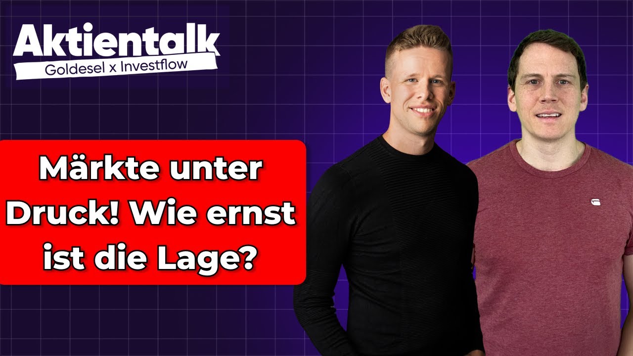 Märkte weiter unter Druck / Netflix Zahlen stark, Aktie schwach / OpenAI geht letzten Ausweg