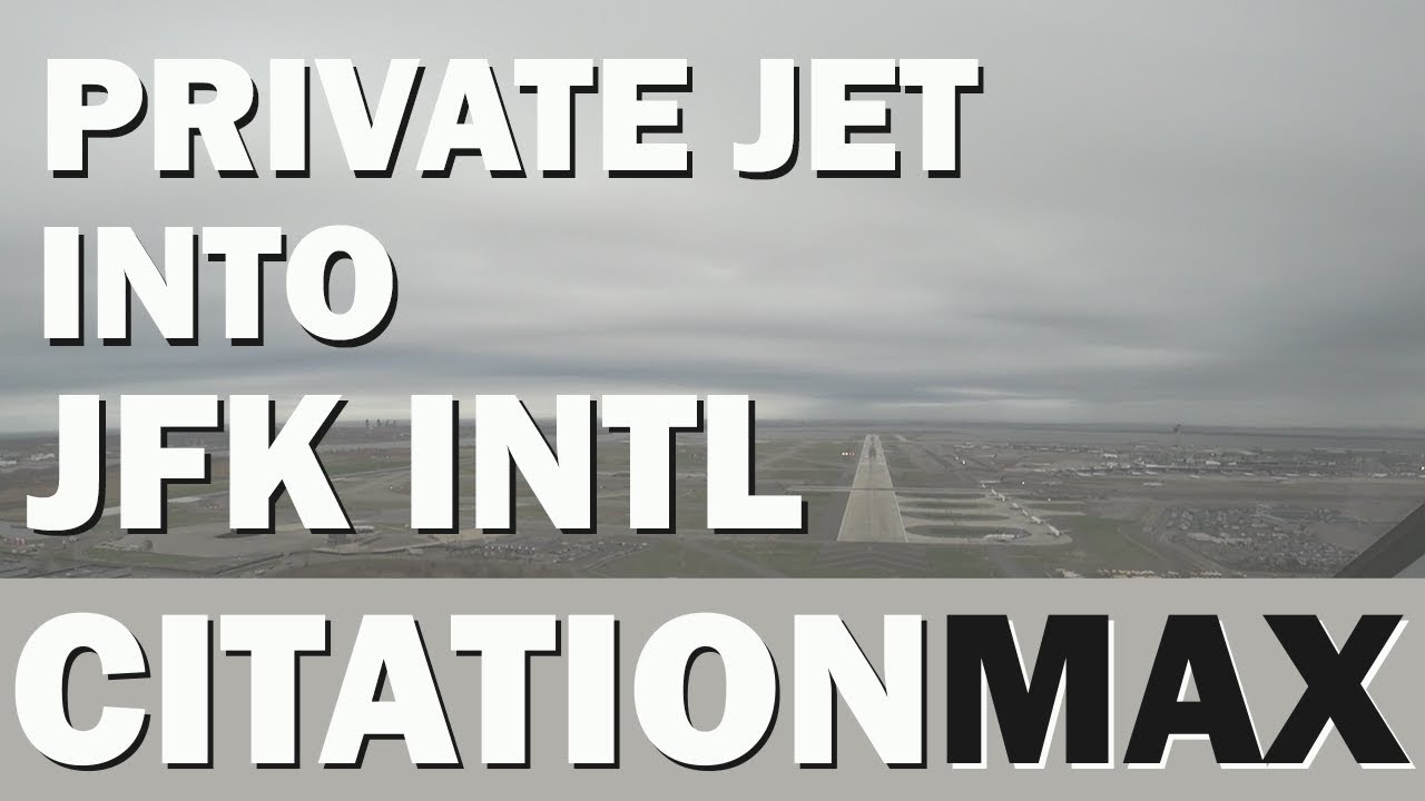Flying a Private Jet into New York's Busiest Airport JFK // Cessna Citation M2