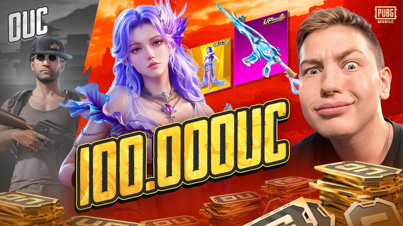 100.000 UС - ОН НЕ ЗНАЛ ЧТО ТАКОЕ ДОНАТ В PUBG MOBILE, ИДЕАЛЬНА ПРОКАЧКА АККАУНТА ПОДПИСЧИКУ  