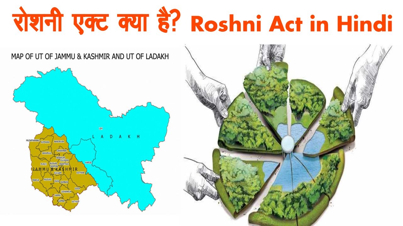 Roshni Act Explained in Hindi | What is Roshni Act | Roshni Act for UPSC | Roshni Act Explained