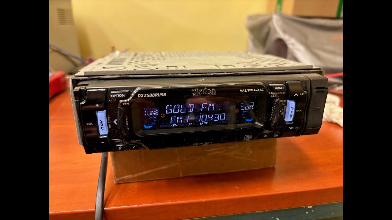 Testing DXZ578RUSB Music Radio CD Player Head Unit
